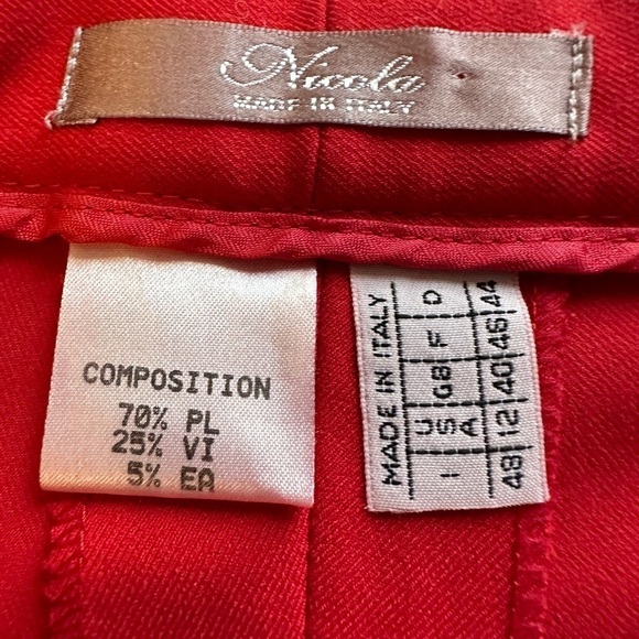 Red Vintage Trousers - Picture 5 of 12